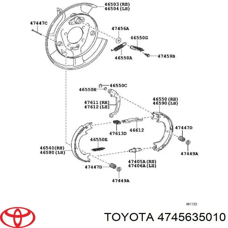 4745635010 Toyota 