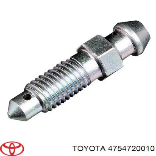 4754720010 Toyota Tubo de ligação de bombeio de suporte do freio traseiro