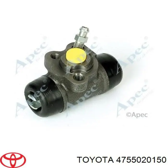 4755020150 Toyota Cilindro traseiro do freio de rodas de trabalho