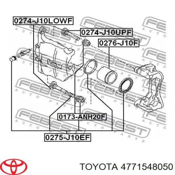 Guia superior de suporte dianteiro Toyota 4771548050 preço, a partir de 9,16 USD
