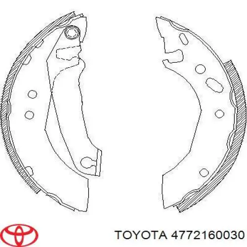 Braçadeira do freio de suporte traseiro Toyota 4772160030 preço, a partir de 72,77 USD