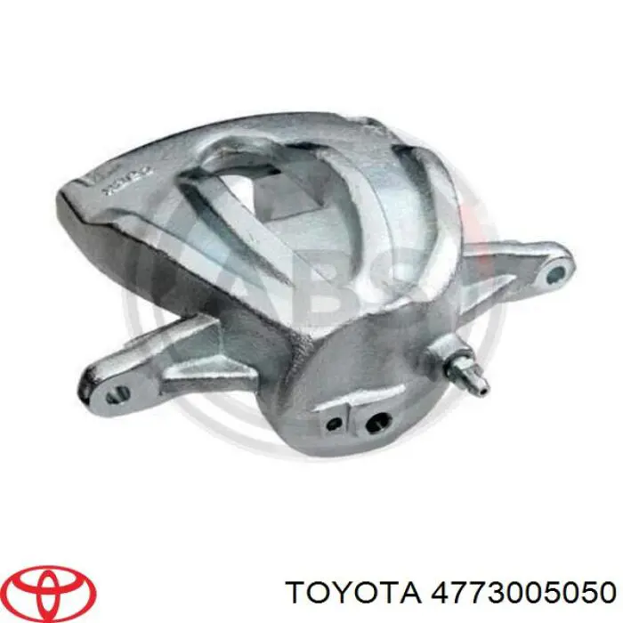 4773005050 Toyota Suporte do freio dianteiro direito