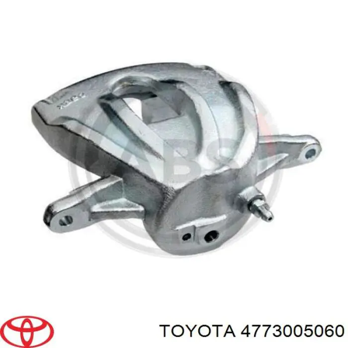 4773005060 Toyota Suporte do freio dianteiro direito