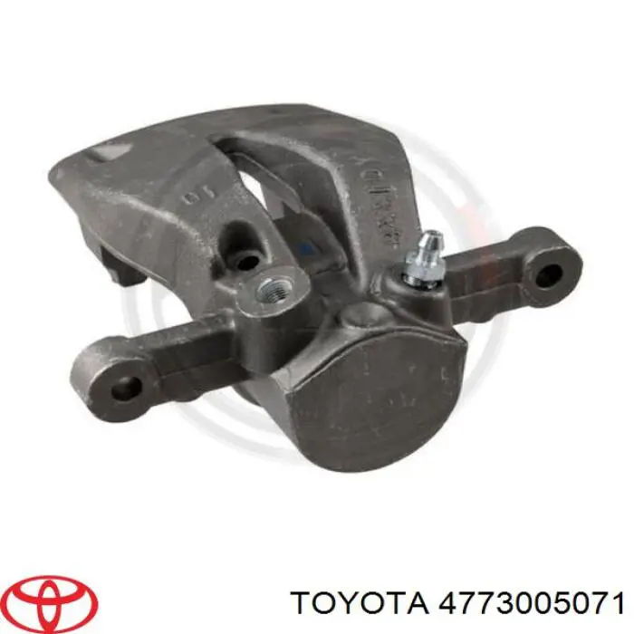 4773005071 Toyota Suporte do freio traseiro direito