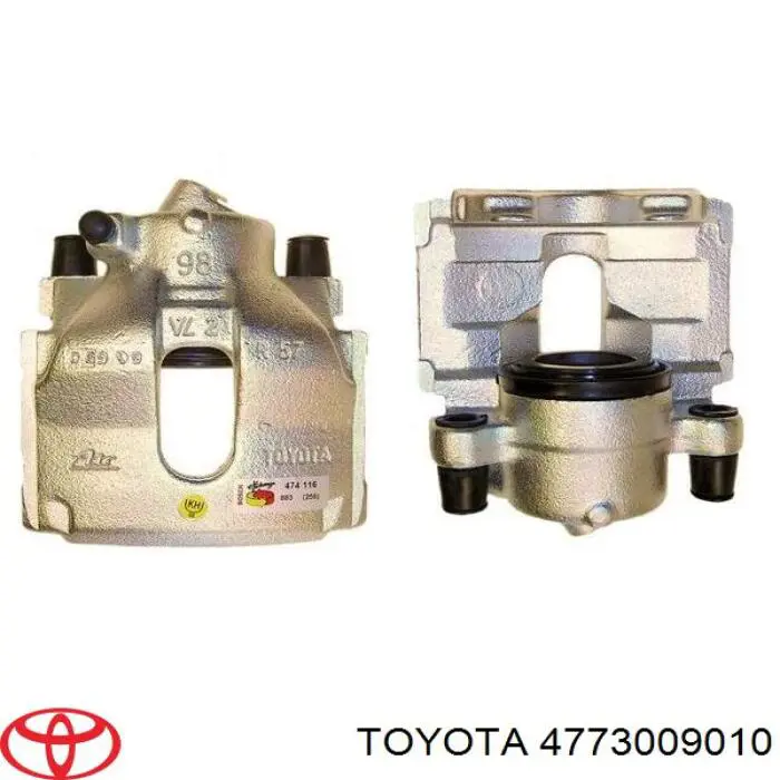 4773009010 Toyota Suporte do freio dianteiro direito