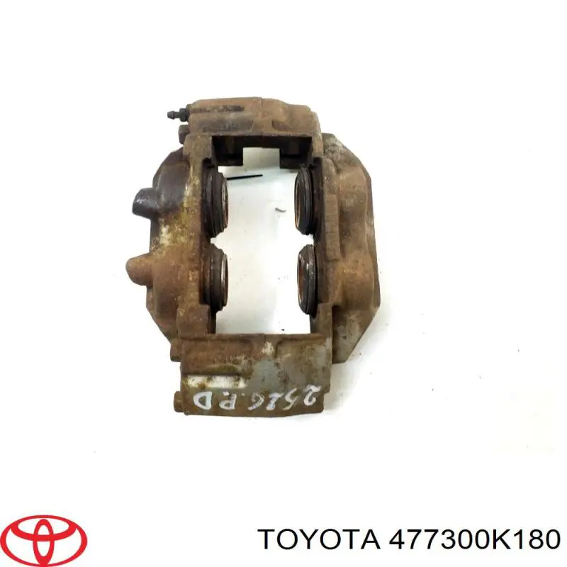 477300K180 Toyota Suporte do freio dianteiro direito
