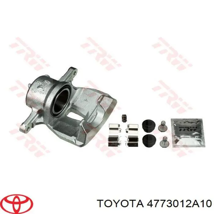 4773012A10 Toyota Suporte do freio dianteiro direito
