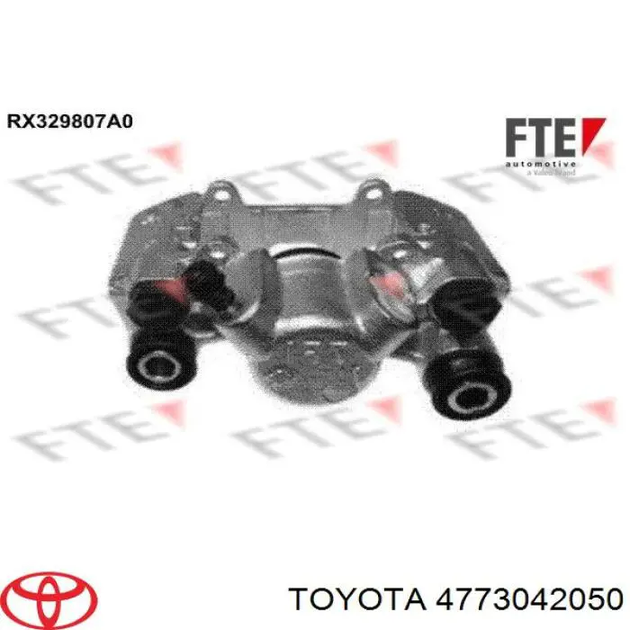 4773042050 Toyota Suporte do freio traseiro direito