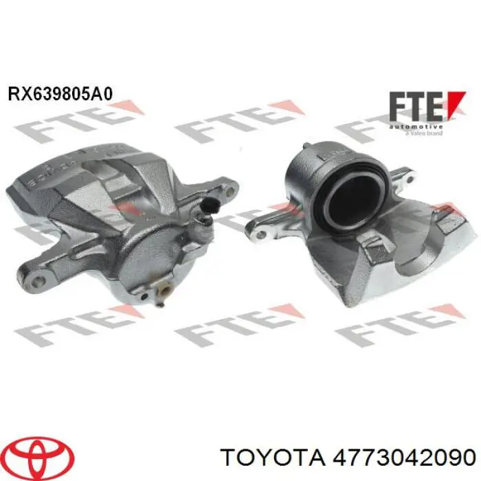 Suporte do freio dianteiro direito Toyota 4773042090 preço, a partir de 76,62 USD