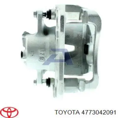 4773042091 Toyota Suporte do freio dianteiro direito