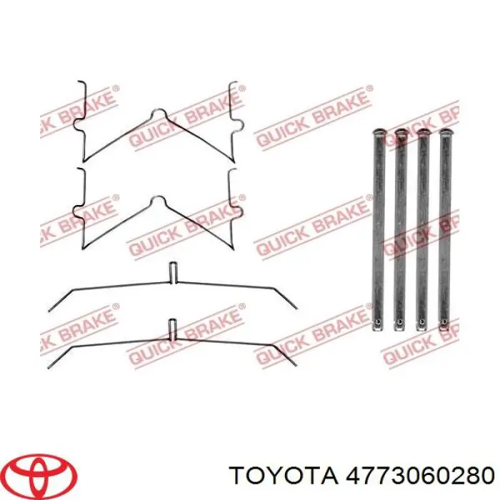 Compre 4773060280 Toyota Suporte do freio dianteiro direito