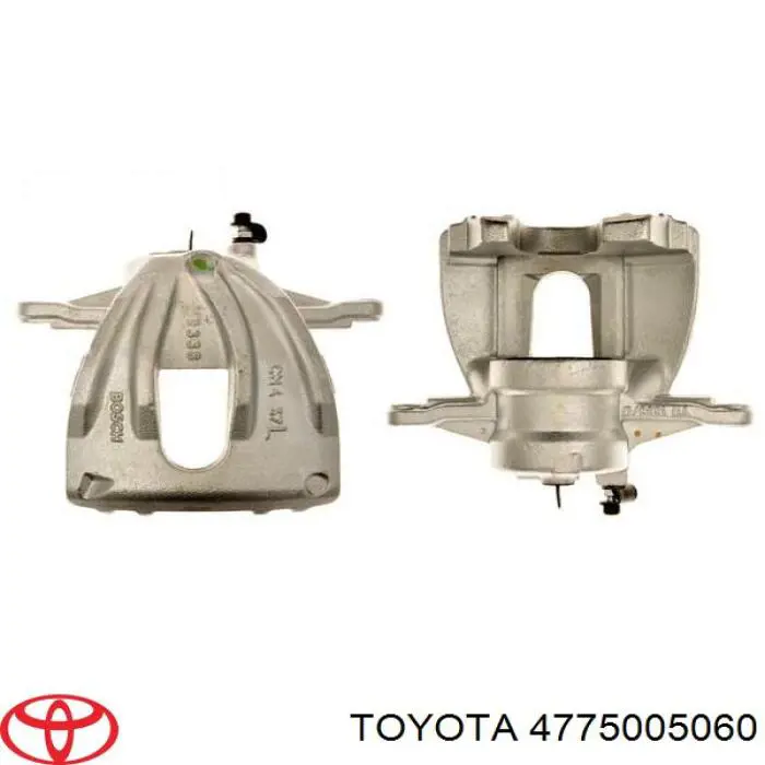 4775005060 Toyota Suporte do freio dianteiro esquerdo