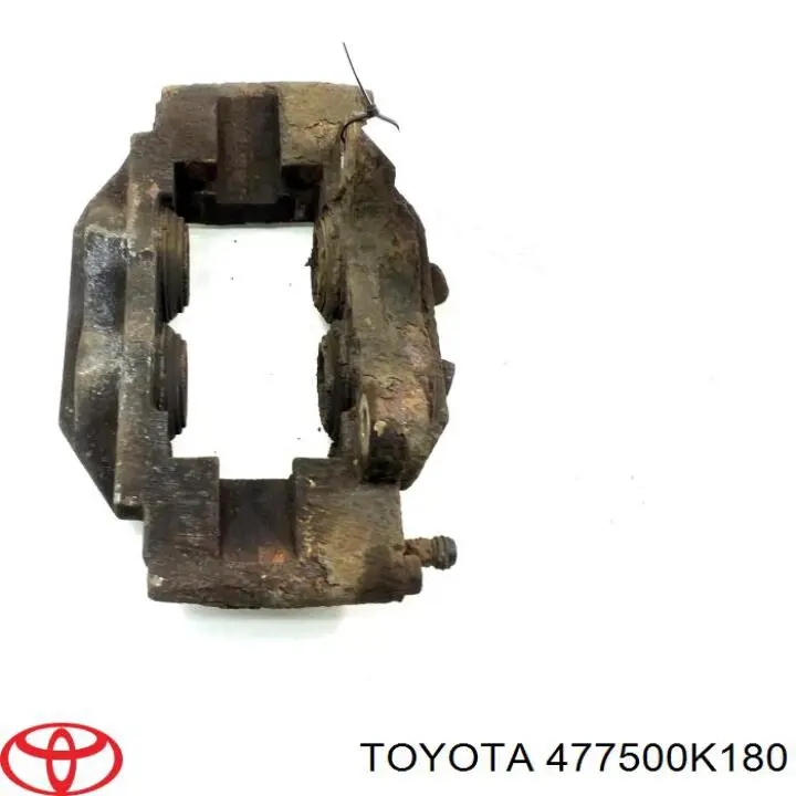 477500K180 Toyota Suporte do freio dianteiro esquerdo