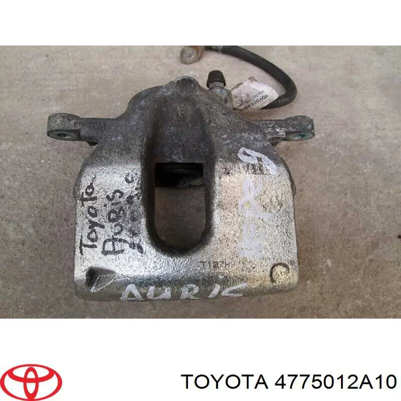 4775012A10 Toyota Suporte do freio dianteiro esquerdo