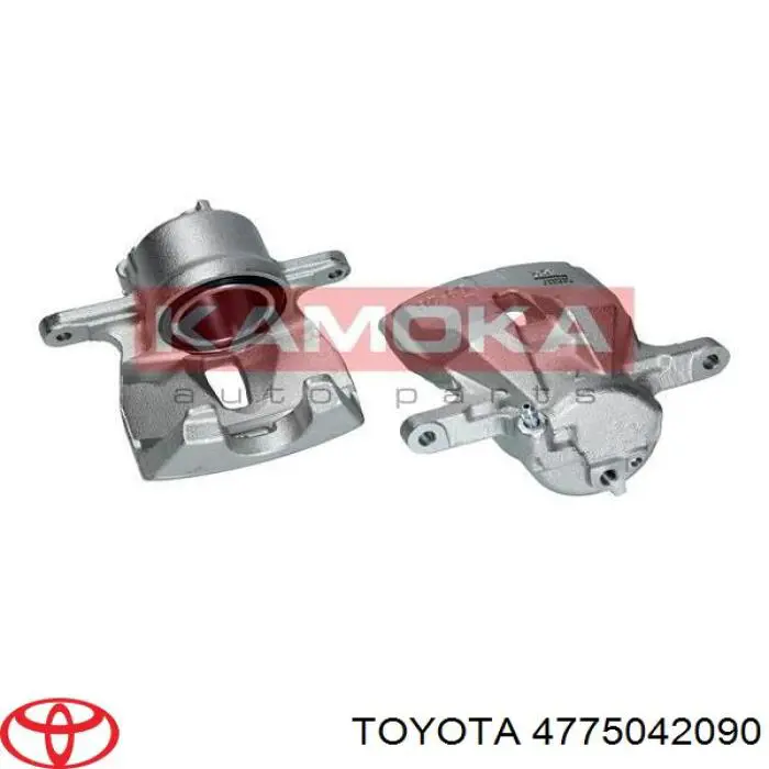 4775042090 Toyota Suporte do freio dianteiro esquerdo