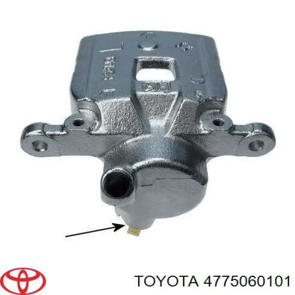 Compre 4775060101 Toyota Suporte do freio traseiro esquerdo