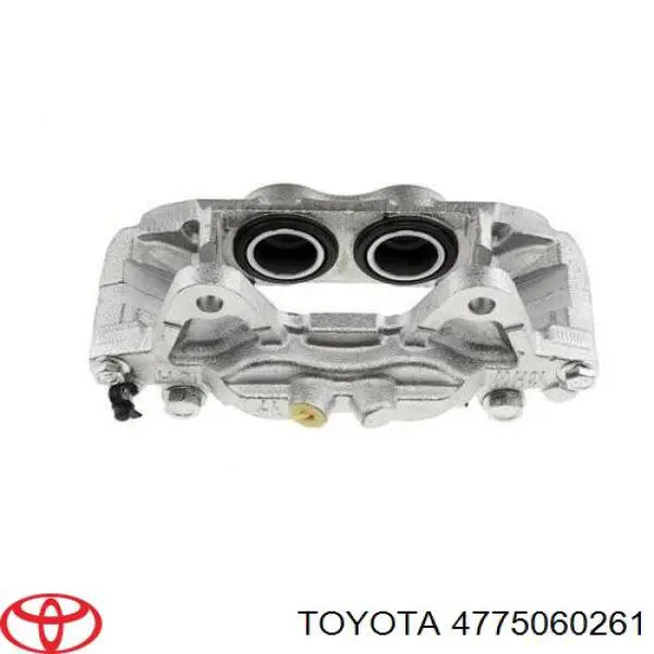 4775060261 Toyota Suporte do freio dianteiro esquerdo