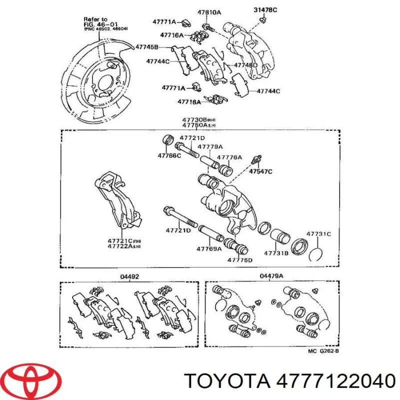 4777122040 Toyota 
