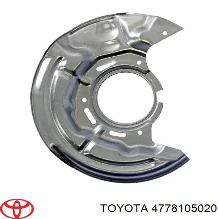 Compre 4778105020 Toyota Proteção do freio de disco dianteiro direito