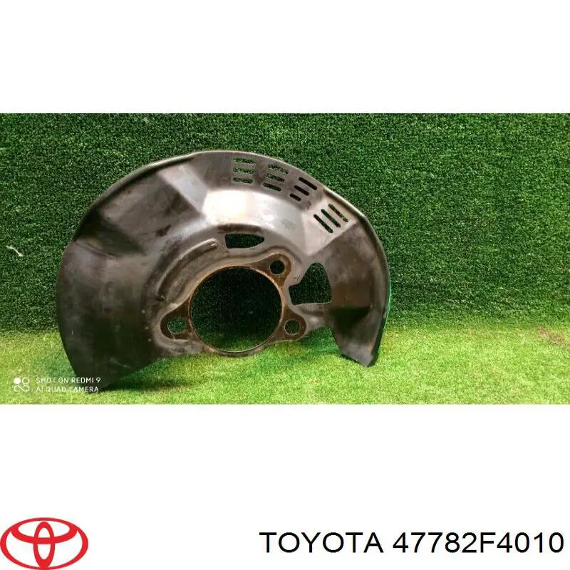 47782F4010 Toyota Proteção do freio de disco dianteiro esquerdo