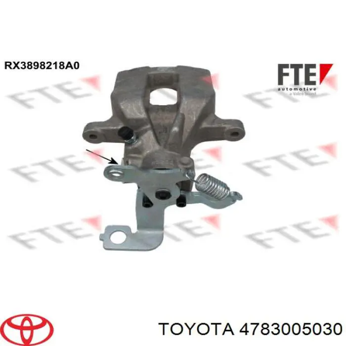 Suporte do freio traseiro direito Toyota 4783005030 preço, a partir de 114,07 USD