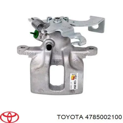 4785002100 Toyota Suporte do freio traseiro esquerdo