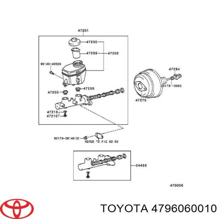 Bomba de ABS de cilindro mestre do freio Toyota 4796060010 preço, a partir de 305,14 USD