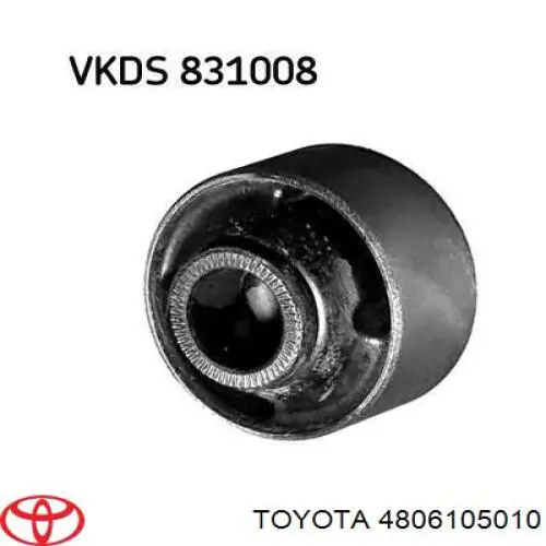 Bloco silencioso dianteiro do braço oscilante inferior Toyota 4806105010 preço, a partir de 9,91 USD