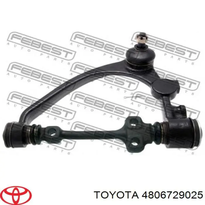 Compre 4806729025 Toyota Braço oscilante superior esquerdo de suspensão dianteira