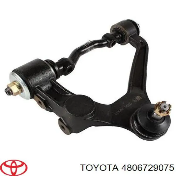 4806729075 Toyota Braço oscilante superior esquerdo de suspensão dianteira