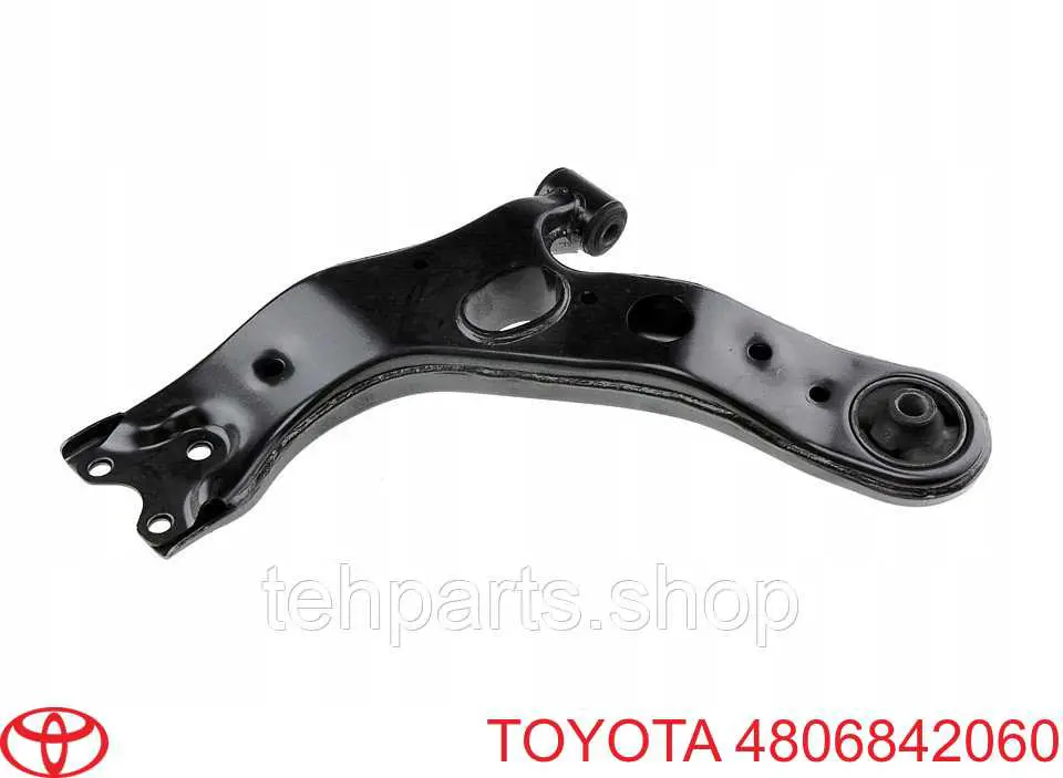 4806842060 Toyota Braço oscilante inferior direito de suspensão dianteira