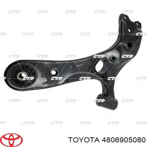 Braço oscilante inferior esquerdo de suspensão dianteira Toyota 4806905080 preço, a partir de 121,46 USD