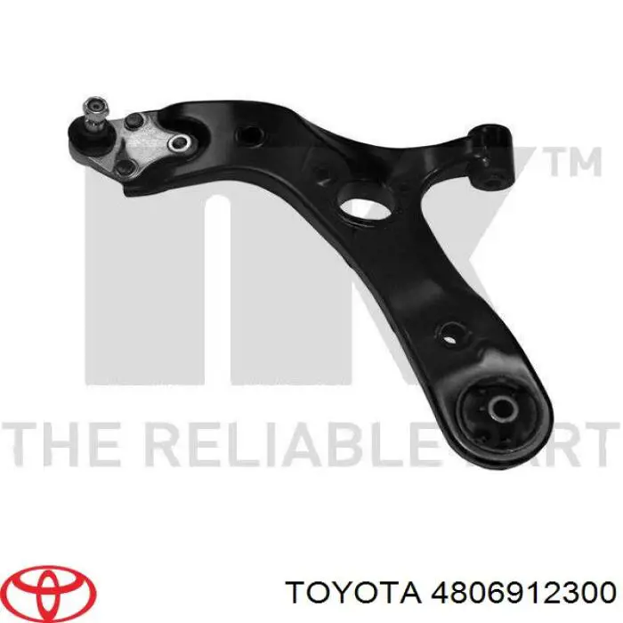 Braço oscilante inferior esquerdo de suspensão dianteira Toyota 4806912300 preço, a partir de 93,43 USD