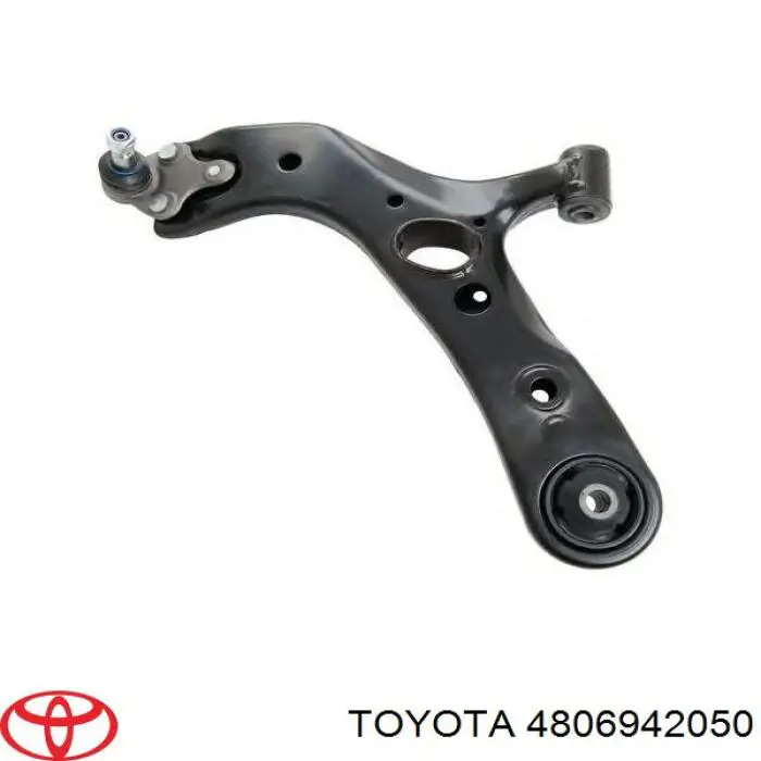 4806942050 Toyota Braço oscilante inferior esquerdo de suspensão dianteira