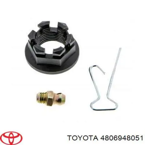 4806948051 Toyota Braço oscilante inferior esquerdo de suspensão dianteira