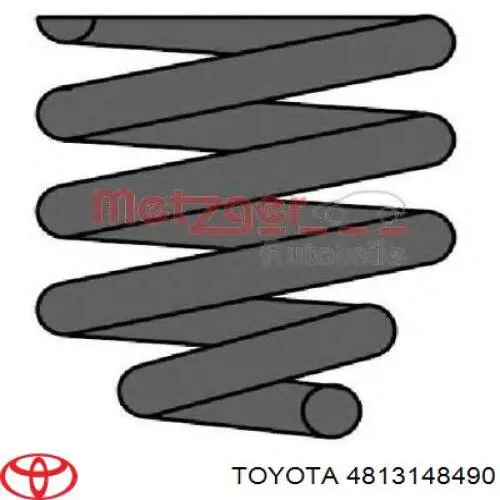 Mola dianteira Toyota 4813148490 preço, a partir de 86,37 USD