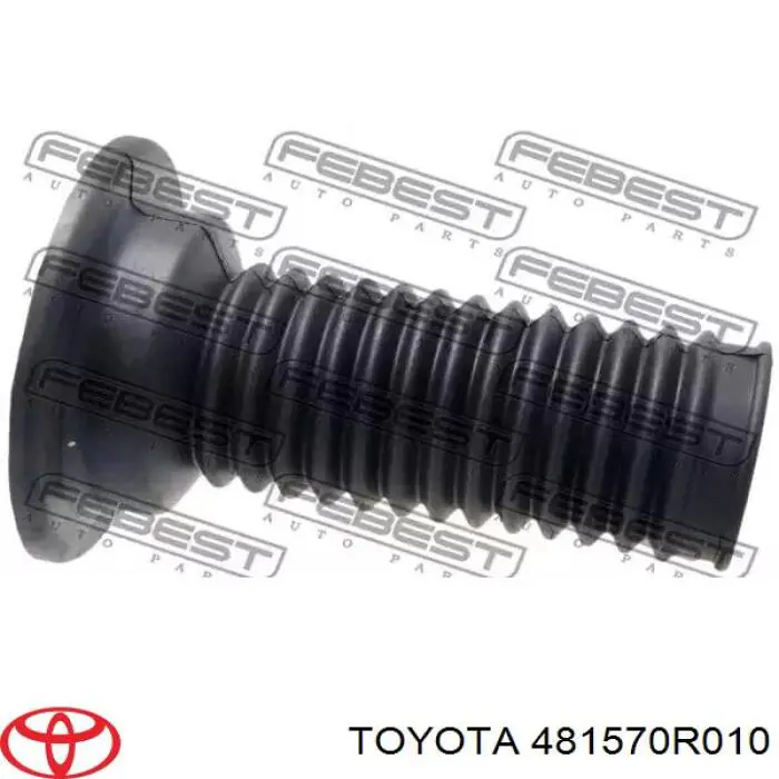 481570R010 Toyota Bota de proteção de amortecedor dianteiro