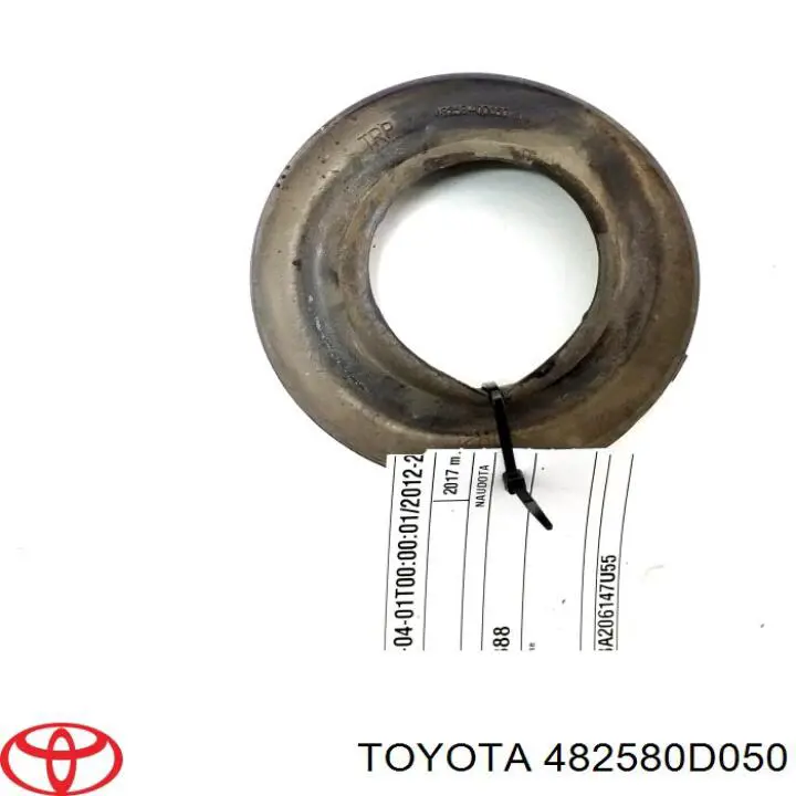 482580D050 Toyota Espaçador (anel de borracha) da mola traseira inferior