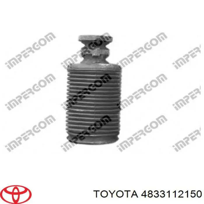 Compre 4833112150 Toyota Pára-choque (grade de proteção) de amortecedor dianteiro + bota de proteção