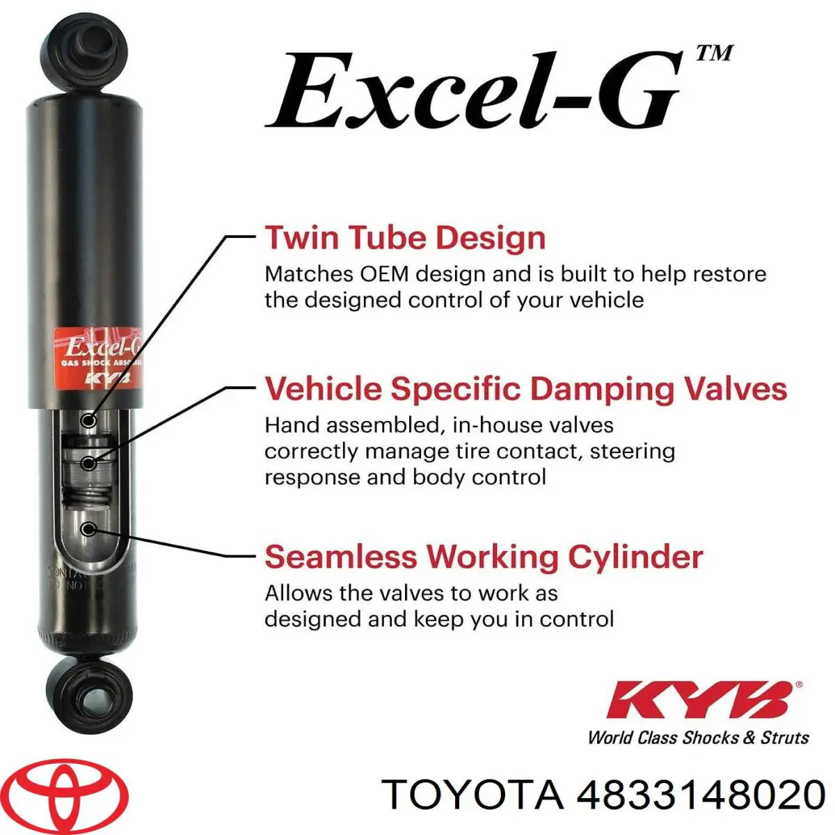 Compre 4833148020 Toyota Pára-choque (grade de proteção) de amortecedor dianteiro