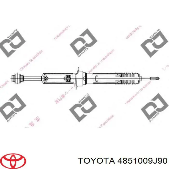 Compre 4851009J90 Toyota Amortecedor dianteiro