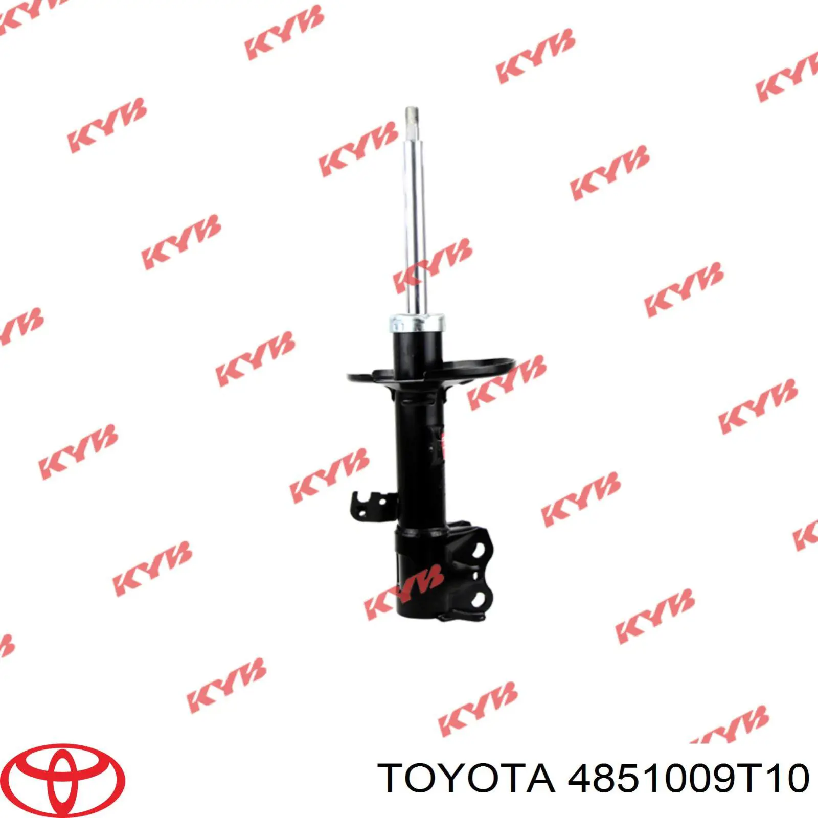 4851009T10 Toyota Amortecedor dianteiro direito