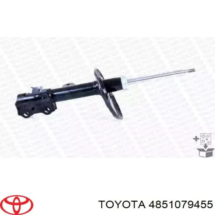 Amortecedor dianteiro direito 4851079455 Toyota
