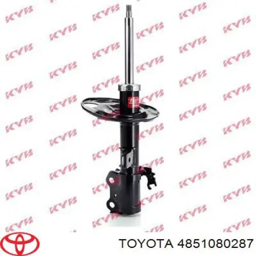 Amortecedor dianteiro direito 4851080287 Toyota