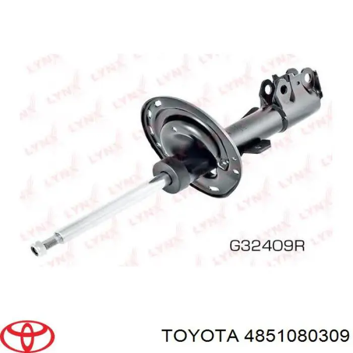 4851080309 Toyota Amortecedor dianteiro direito