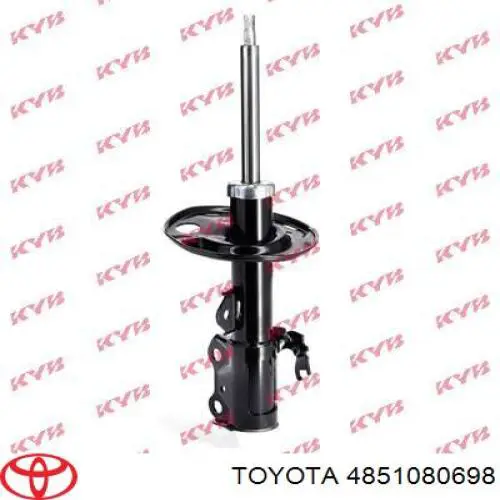 4851080698 Toyota Amortecedor dianteiro direito