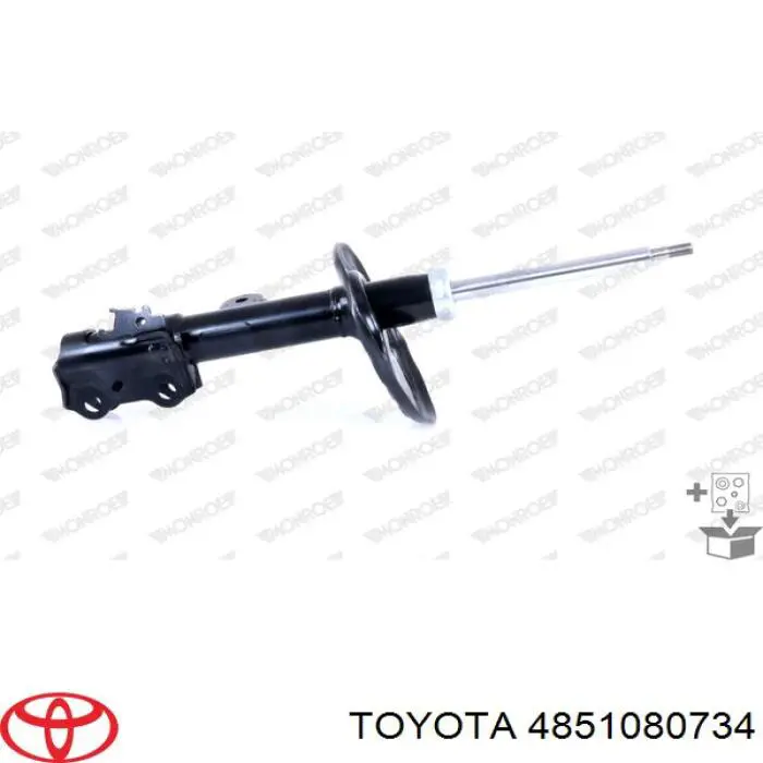 Amortecedor dianteiro direito Toyota 4851080734 preço, a partir de 186,04 USD