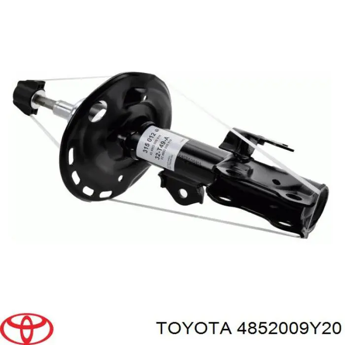 4852009Y20 Toyota Amortecedor dianteiro esquerdo