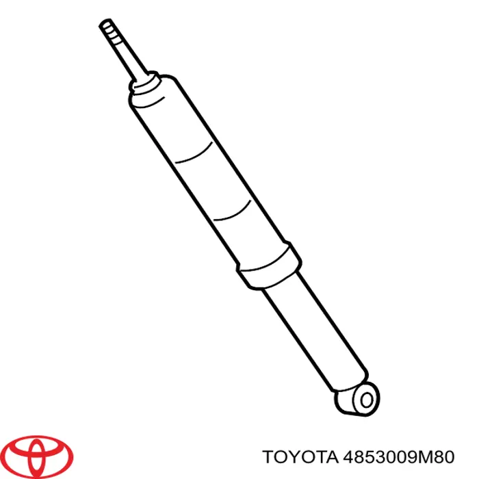 Amortecedor traseiro Toyota 4853009M80 preço, a partir de 98,60 USD