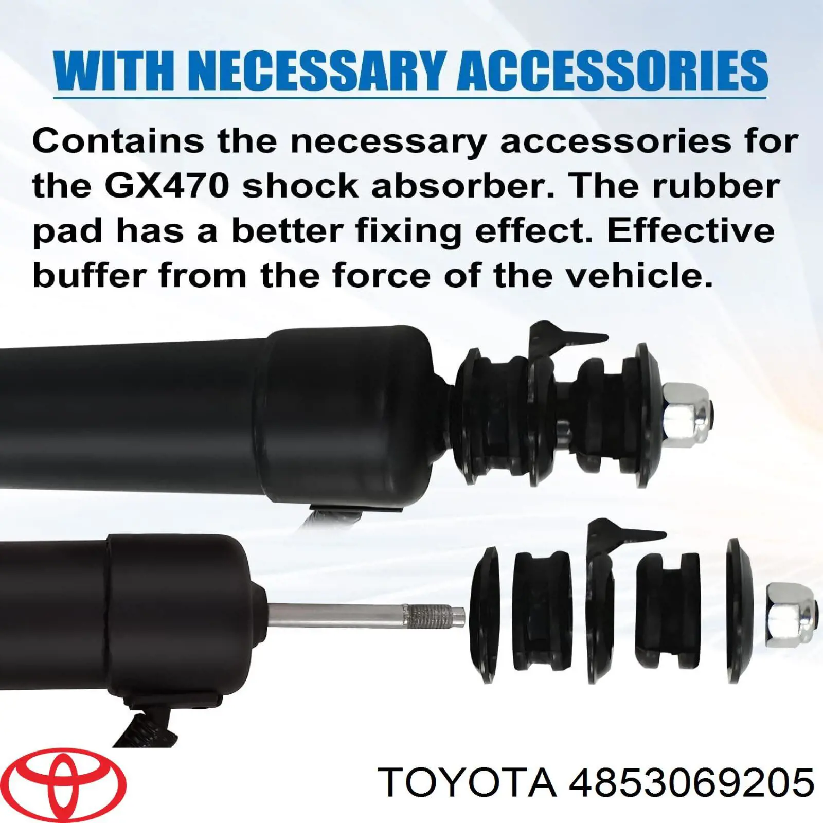 Compre 4853069205 Toyota Amortecedor traseiro